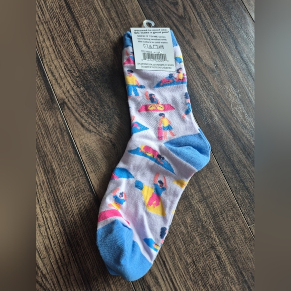 Yoga crew socks for yoga lovers - Picture 2 of 2